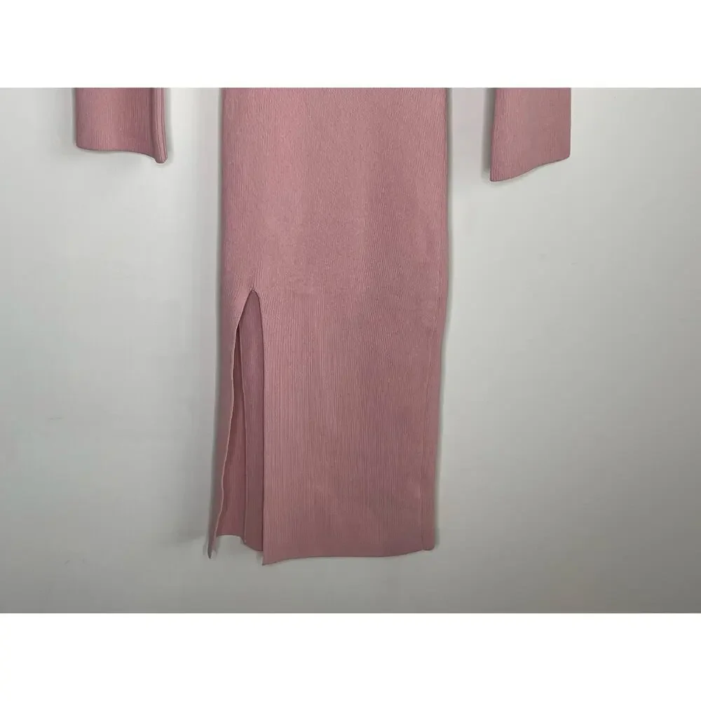 Petal and Pup Aquerelle Sweetheart Bodycon Midi Dress Women's Rose Women's 4 NWT - Picture 5 of 12